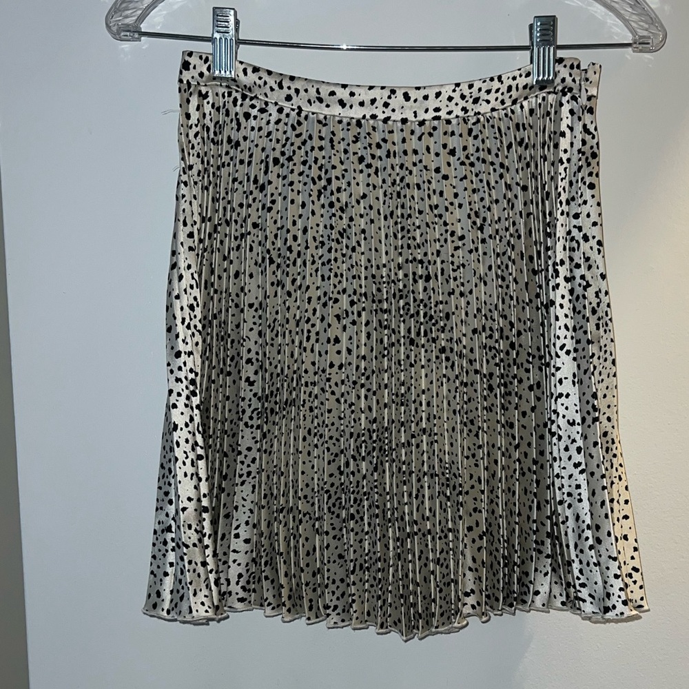 Mini pleated skirt
